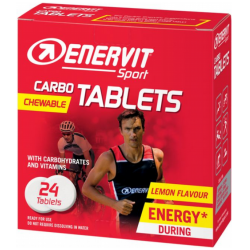 ENERVIT Sport CARBO TABLETS - limona