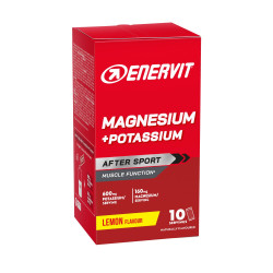 ENERVIT Sport MAGNEZIJ + KALIJ - 10 vrečk x 15g  – s sladilom - okus limone 
