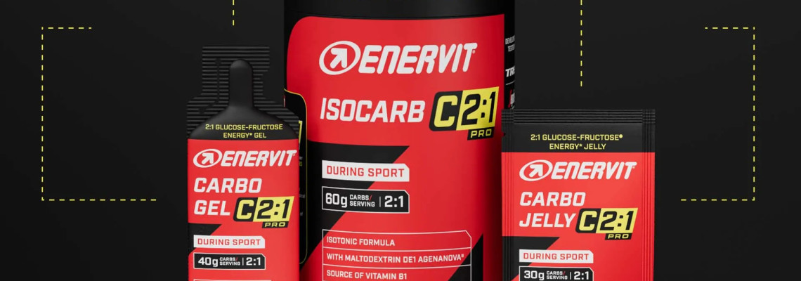 Linija Enervit C2:1PRO – Energija, ki preseže meje zmogljivosti Linija Enervit C2:1PRO – Energija, ki preseže meje zmogljivosti